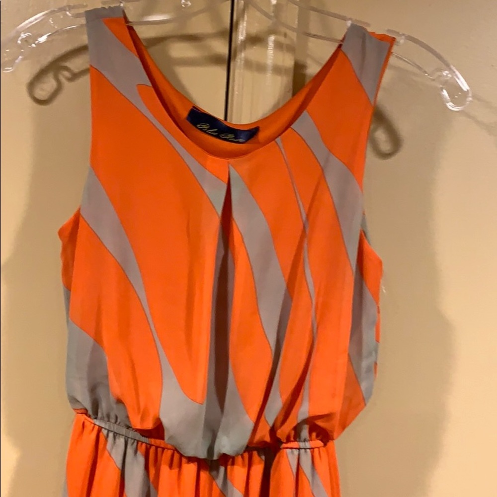 HP 🥳 Multicolor cinched waist dress S/M - Picture 3 of 4